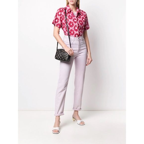 Love Moschino Crossbody Camera Bag Black Gold Stud - Picture 12 of 12